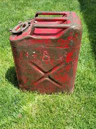 VINTAGE 1951 USA MILITARY 5 GALLON FUEL GAS CAN. (SU) | eBay