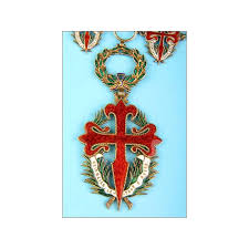 Portugal. Collar de la Orden de Santiago y espada.
