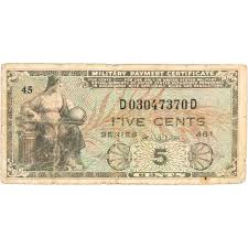 Five Cent Military Payment Certificate | Littleton Coin