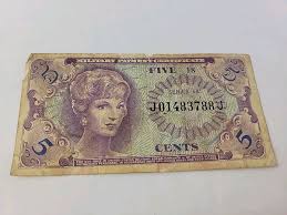 Military Payment Certificate 5 Cents Series 641. | eBay