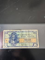 US Military payment Certificate 5 Cents series 521 | eBay