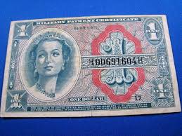 UNITED STATES $1 MILITARY PAYMENT CERTIFICATE - 1964 (mr) | eBay