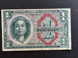 54080 US Military Payment Certificate Series 611 1 Dollar $1 ...