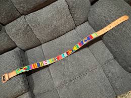 Vintage Traditional Guatemala Decorative Men's Belt Colorful ...