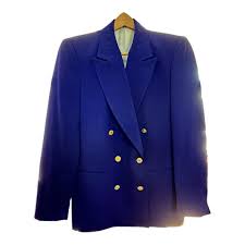 Buy Vintage Mark Shale Blazer: Double Breasted Merino Wool ...