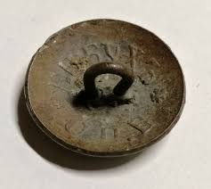 Collectible copper button of the military department of the ...