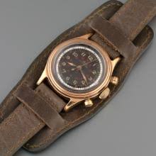 Sold at Auction: Mido, Rare Gold Plated MulticenterChrono Wristwatch, ca. 1945