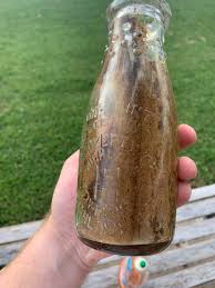 Can anyone help me ID when this milk bottle was produced? : r/Antiques