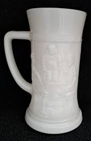 Federal Milk Glass Tavern Beer Stein Tankard Mug - 1960's - USA | eBay Australia