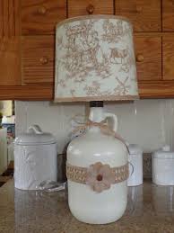 Folk Art/By the Artist Table/Desk Lamp (Very Pretty Country ...