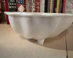 Vintage Iridescent Clam Shell Serving Bowl Set - Etsy