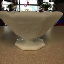 Vintage Milk Glass Pear Shaped Fruit and Flower Dish - Etsy