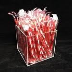 Square Acrylic Display Bin - 8 Inch | Clear Snack Bin | Bins