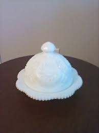 Vintage Kemple Star & Cane Sunburst Round Covered Butter ...