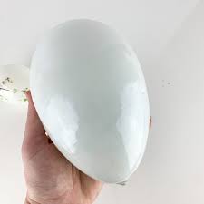 Large Antique Victorian Hand Blown Milk Glass Easter Egg Embossed Cross & Mini, Vintage Easter Decor, Vintage Spring Cottage Core - Etsy