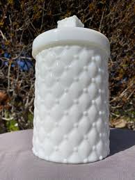 Vintage Mid Century Heritage by L.E. Smith Milk Glass ...