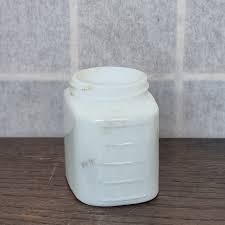 Milk Glass Jar Vintage | 1930s White Storage Pot | Small 2.5 ...