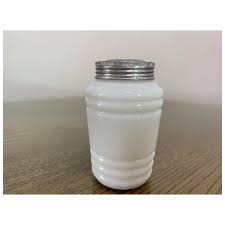 Hazel Atlas Milk Glass Salt Shaker. For Sale at Ruby Lane