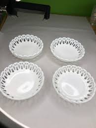 Basket Weave Milk Glass - Etsy New Zealand