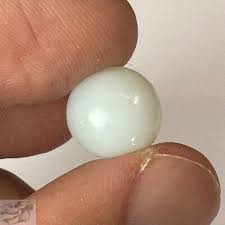 Handmade White Peewee Opaque Marble, 1/2 in, Near Mint, 1860 ...