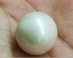 Huge 16mm natural south sea genuine white cream pinkish ...