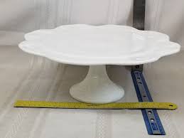 Colony Harvest Grapes & Leaves Pure White Milk Glass Large ...