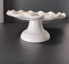 Ceramic Pedestal Cake Stand By Maioliche Jessica | eBay