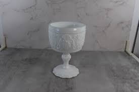 Vintage White Milk Glass Compote Stands 6" | eBay