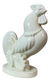 Art Deco Ceramic Rooster, 1930s | Chairish