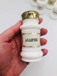 Vintage Set of 9 Milk Glass Spice Jars Round With Rope Trim Original Labels Original Lids Retro Kitchen Decor - Etsy Finland