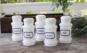 Vintage Spice Jars Containers - Etsy