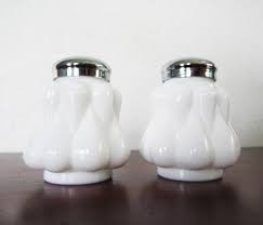 Fenton Vintage Salt and Pepper Shakers Bulging Teardrop MCM ...