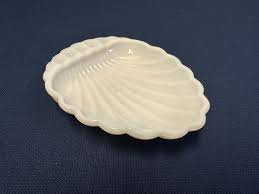 Hazel Atlas Milk Glass Clam Shell Soap Dish Trinket Dish ...