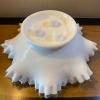 Fenton Silver Crest Three Horned Epergne | Mercari