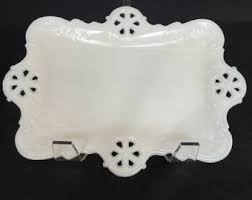 Milk Glass Jenny Lind Cameo Vanity Dresser Tray Wall Hanging Plate - Etsy