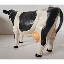 20th Century Full Body Cow Door Stop | Chairish