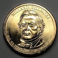 2010-P Millard Fillmore Presidential Golden Dollar Coin | eBay
