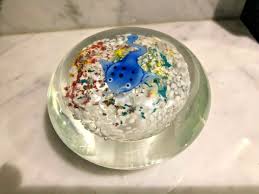 Vintage Murano Hand Blown Glass Fish Coral Reef Aquarium Paperweight | eBay