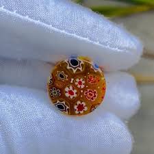 Italian Honey Millefiori Stone Handicarfted Ear Piercing Plugs Pair Size 8g-22MM | eBay