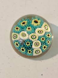 Murano Millefiori Collectable Paperweight - Etsy