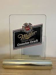 Vintage MILLER Genuine Draft Beer Advertising Light TESTED Working | eBay