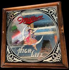 Miller High Life Bar Decor Mirror