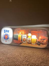 VINTAGE 1976 MILLER LITE BEER COOLER SIGN | eBay