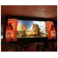 Miller Lite Beer Rotating Light Box Sign - Original ...