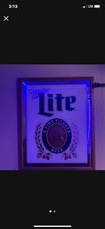 Miller Lite Beer Bar Mirror “New” For Liquor