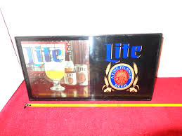 VINTAGE PILSNER LITE BEER LIGHTED BREWERY ADVERTISING SIGN 16 x 9 x 4 in -L 198 | eBay UK