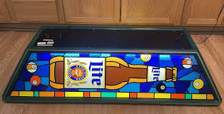 Vintage 1993 Miller Lite Pool Table Lamp Bar Light | eBay
