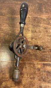 Antique Vintage Millers Falls ? Egg Beater Hand Drill Turns ...