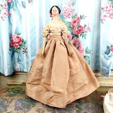 Rare Victorian doll Milliners Model, paper mache doll, 14.9 ...
