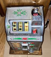 Rare Vintage Mill's Poinsettia Gooseneck 25 Cent Slot ...